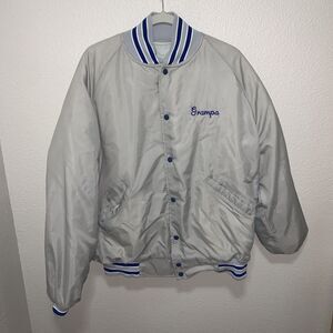 Butwin Men’s Varsity Jacket Size 2XL Gray